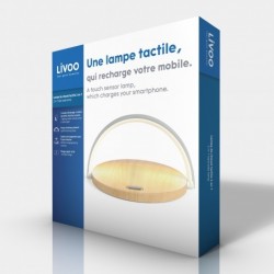 Lampe de chevet tactile 2 en 1 LIVOO