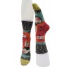 Chaussettes orange, rouge, taupe et pois- Berthe Aux Grand Pieds-BAG5F.5