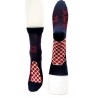 Chaussettes raisins Grappe De Pois rouges- Berthe Aux Grand Pieds-BAG9F.1