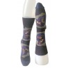 Chaussettes grises papillons berthe aux grand pieds-BAGP12.1