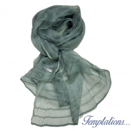 Foulard gris Michel LEBRUN