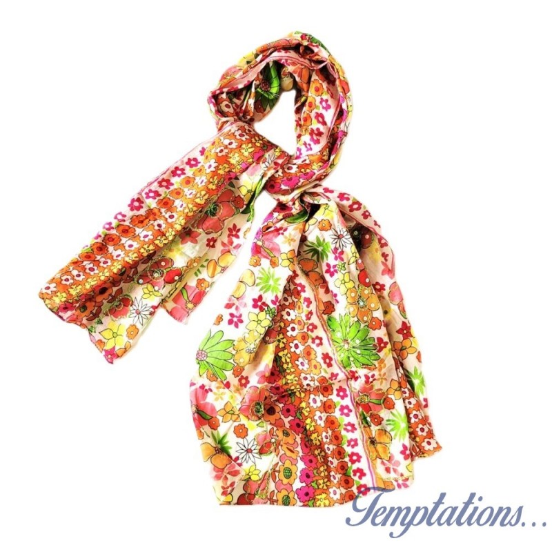 Foulard ou paréo motifs floraux by Palme