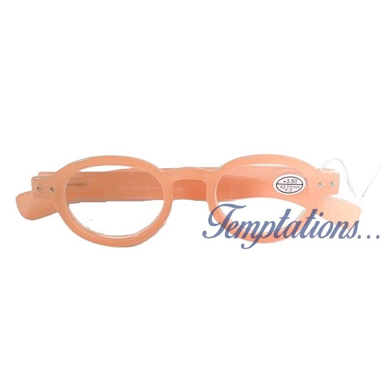 Lunettes de lecture saumon- Loop’n Loop Fun4- M329