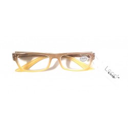 Lunettes de lecture beige...