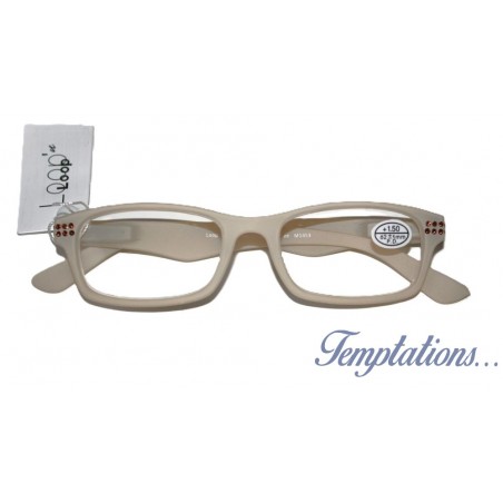 Lunettes de lecture Ivoire Loop’n Loop Diamond– M1453