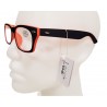 Lunettes de lecture bicolore noire/orange- Loop’n Loop – M423