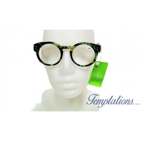 Lunettes de lecture Ecaille vert Loop’n Loop Audacieuse – LO923