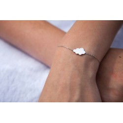 Bracelet chaine Nuage argent -Timi