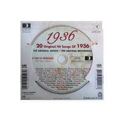 Carte CD Anniversaire année 1936