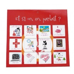 Carte à message "Et si on en parlait ?" Pa Design