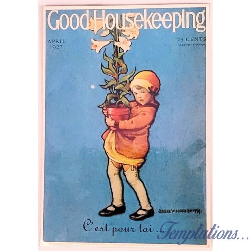 Carte postale "Good Housekeeping" C'est pour toi...