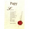 Carte postale poème "Papy “de Raphaël Romero