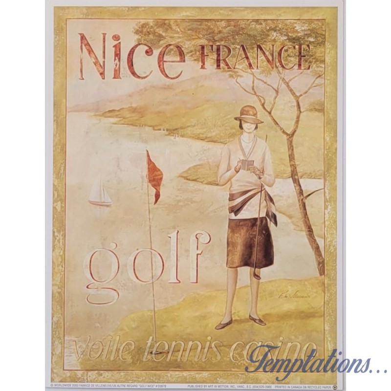 Image "Nice France Golf" Fabrice De Villeneuve