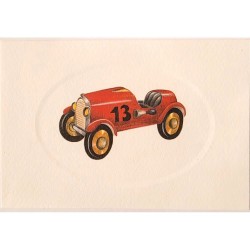 Carte Rossi "Voiture rouge...