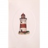 Carte Rossi "Phare rouge vue de face"