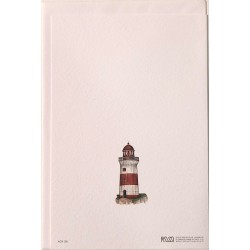 Carte Rossi "Phare rouge vue de face"