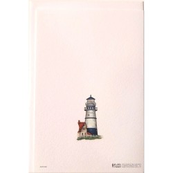 Mini Carte Rossi "Phare bleu vue de dos"