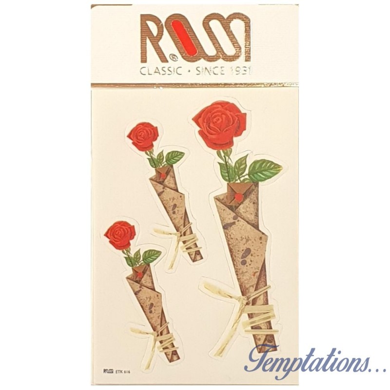 Stickers Rossi Classic “Roses rouges"