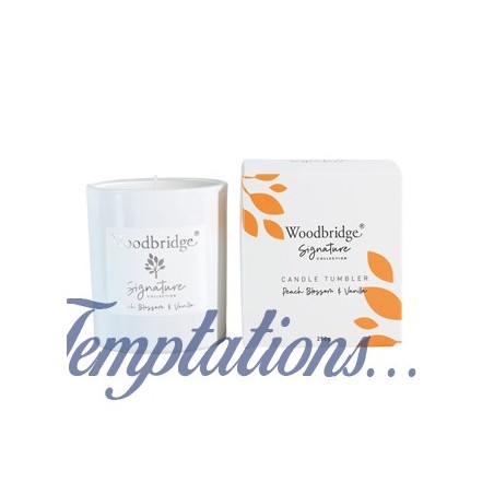 Bougie parfumée Fleur de pêcher & Vanille/Peach blossom & Vanilla 250g - Woodbridge Collection Signature