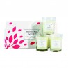 Coffret 3 bougies lotus & Sauge Blanche - Woodbridge Collection Signature