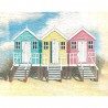 Carte postale "Beach Huts" Martin Wiscombe