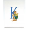 Image Lettre "K" avec ourson