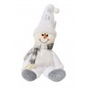 Boite à bonbons bonhomme de neige bonnet blanc