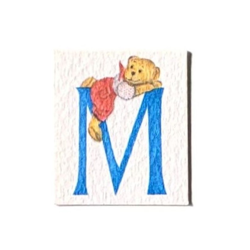 Image miniature Alphabet ourson lettre M