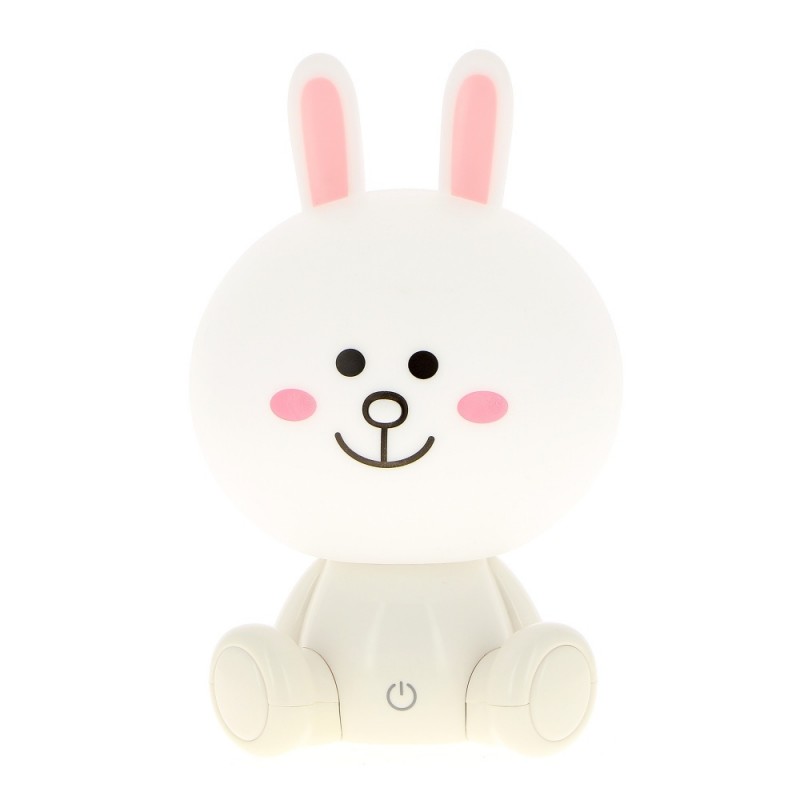 Veilleuse tactile Lapin blanc