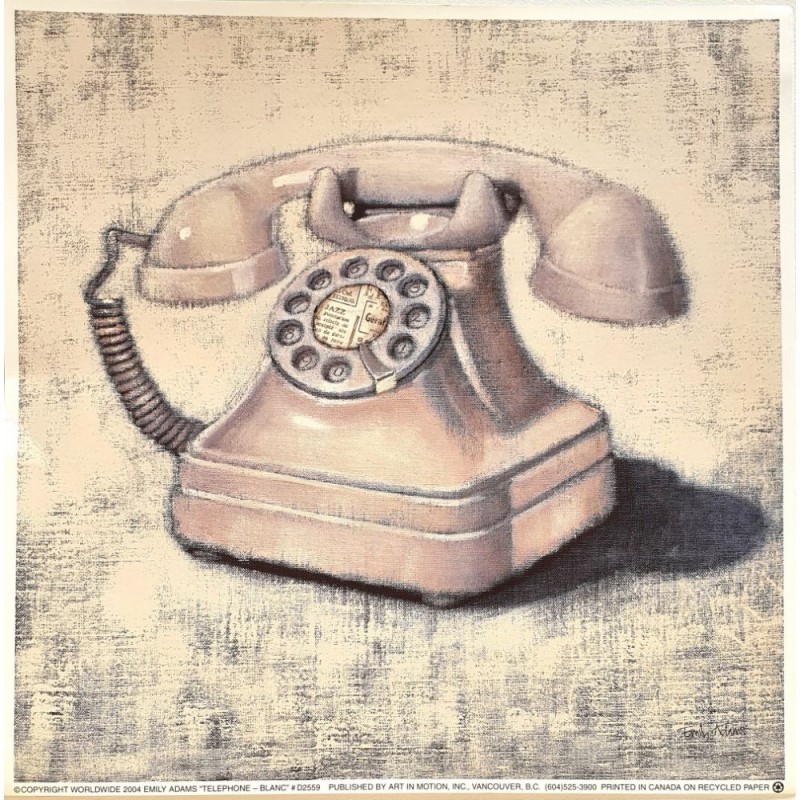 Image "Téléphone blanc" Emily Adams