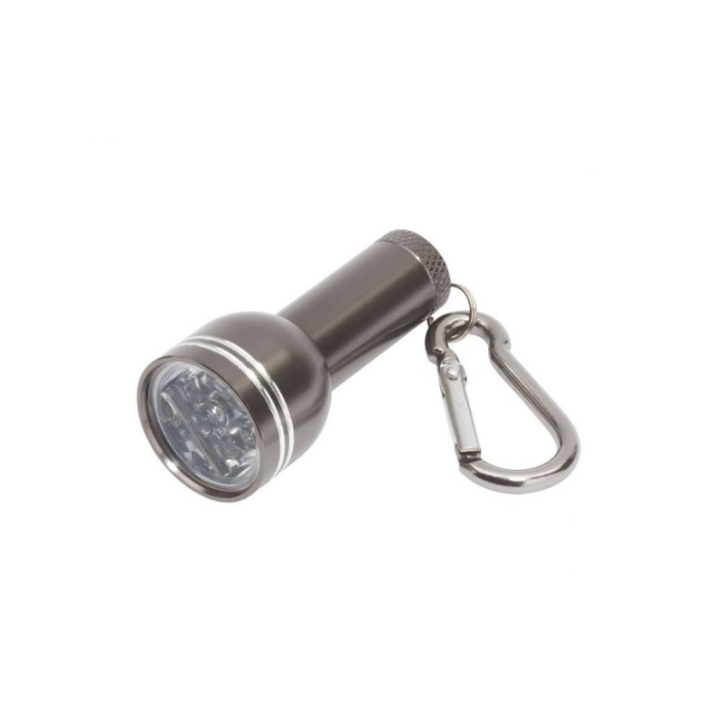 Mini lampe torche porte-clés avec mousqueton