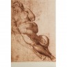 Carte double Rossi " Etude pour la statue de l'Aurore " Michelangelo Buonarroti