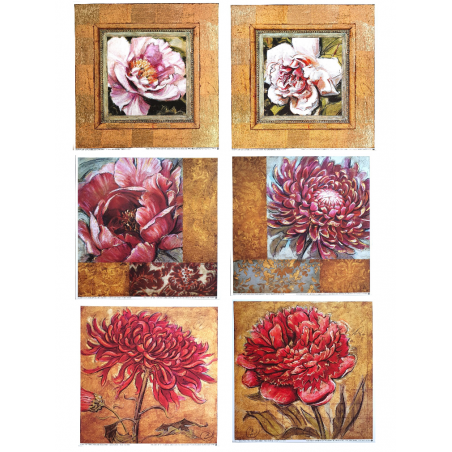 Lot de 6 cartes sur le thème floral – Chad barrett