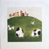 Assortiment de 2 Cartes “Les vaches » Aude Poirot