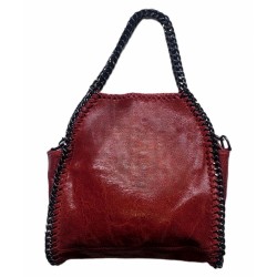 Sac à main Shimo Shimo rouge cerise small