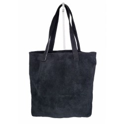 Sac en suédine noir avec motif attrape-rêves