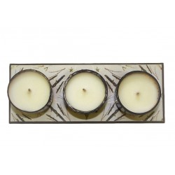 Coffret 3 bougies parfumées Woodfire - ILLUME