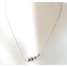 Collier avec 3 perles - LZY