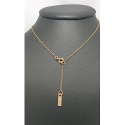 Collier Petit Beurre doré Pm -Brin d’Amour