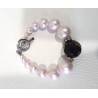 Bracelet de perles rose GM - Timonina