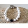 Bracelet de perles Blanches PM - Timonina