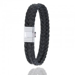 Bracelet Homme en crin noir...