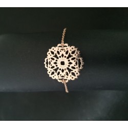 Bracelet médaille arabesque – Brin d’Amour