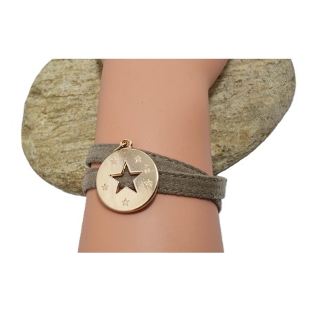 Bracelet en cuir vachette - FY Faucogney