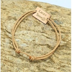 Bracelet cordon "Tout est possible "– Lucky Team