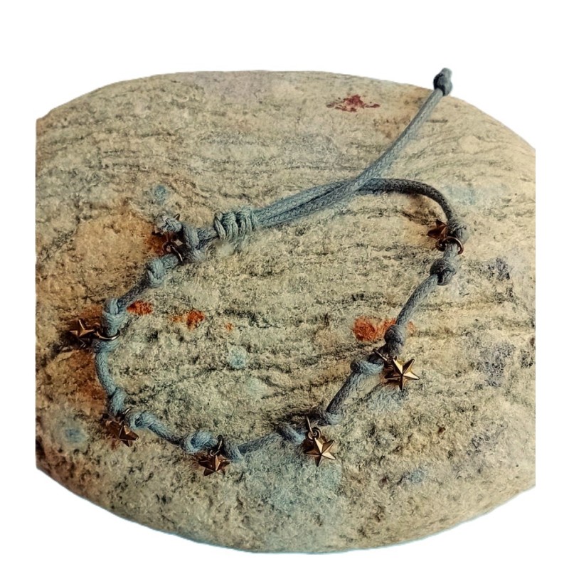 Bracelet cordon avec breloques étoiles – Affari AB