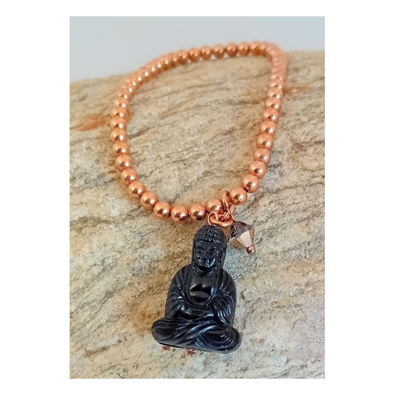 Bracelet de perles avec charm Bouddha