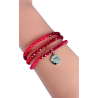 Bracelet de perles 3 tours charm 1000 Mercis – Lucky Team