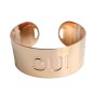 Bracelet manchette « Oui » Brin d'Amour