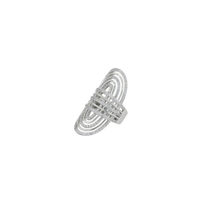 Bague Ellipse en Argent 925 – ORUS